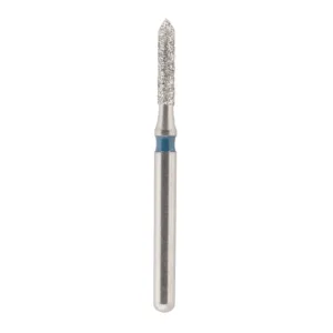 Fraise diamantee Cylindrique, extremite conique, pointue
